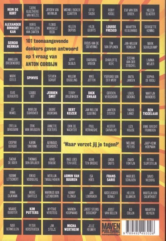 Waar verzet jij je tegen?
