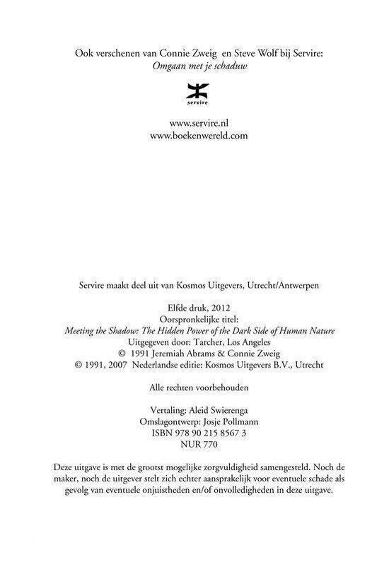 Ontmoeting met je schaduw