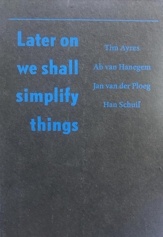 Later on we shall symplify things