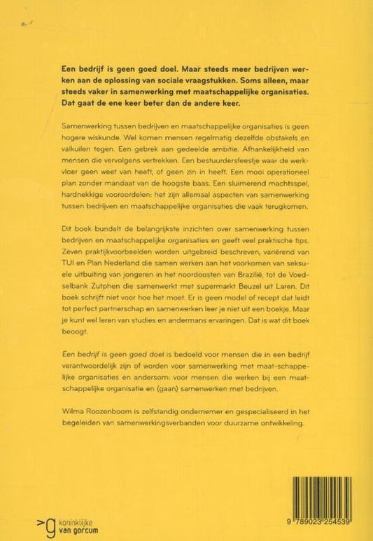 Een bedrijf is geen goed doel