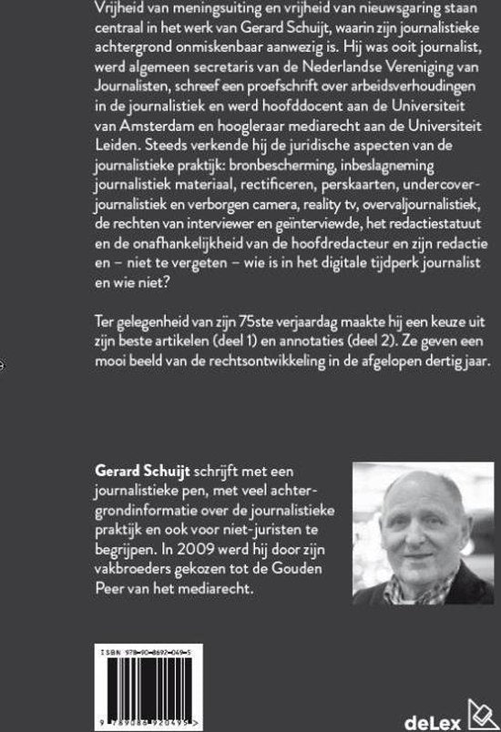 Mijn mediarecht 1984-2014 1 - Het vrije woord als melodie