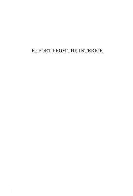 Report from the Interior