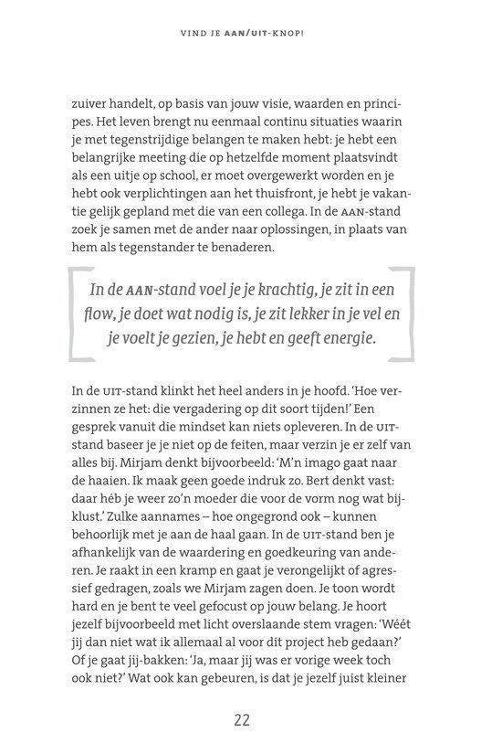 Vind je aan/uit knop!