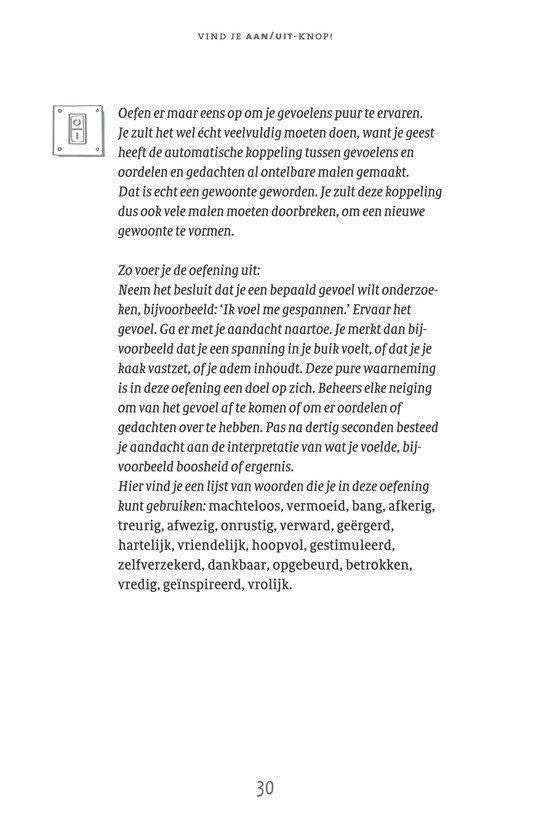 Vind je aan/uit knop!