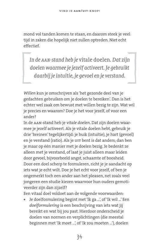 Vind je aan/uit knop!
