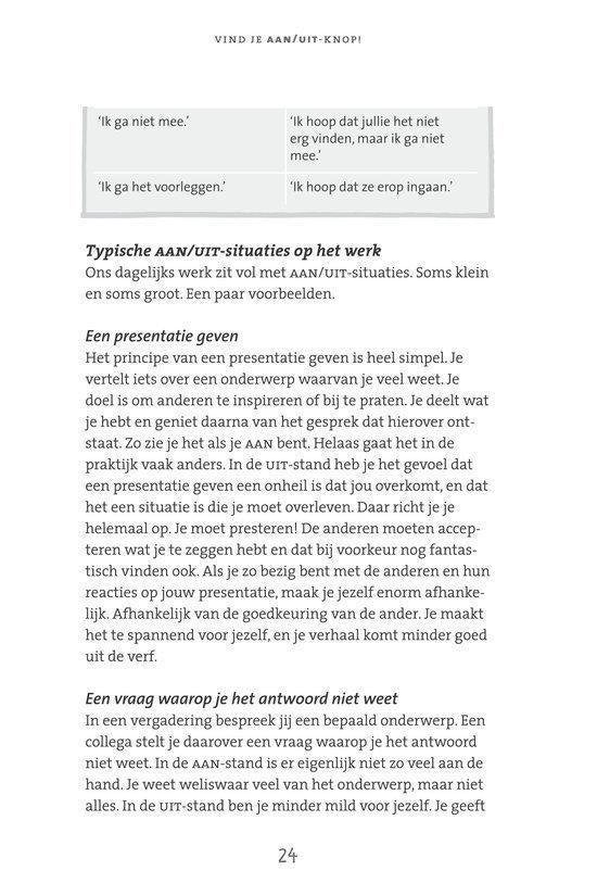 Vind je aan/uit knop!