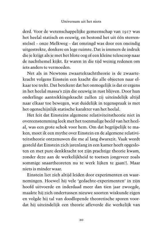 Universum uit het niets