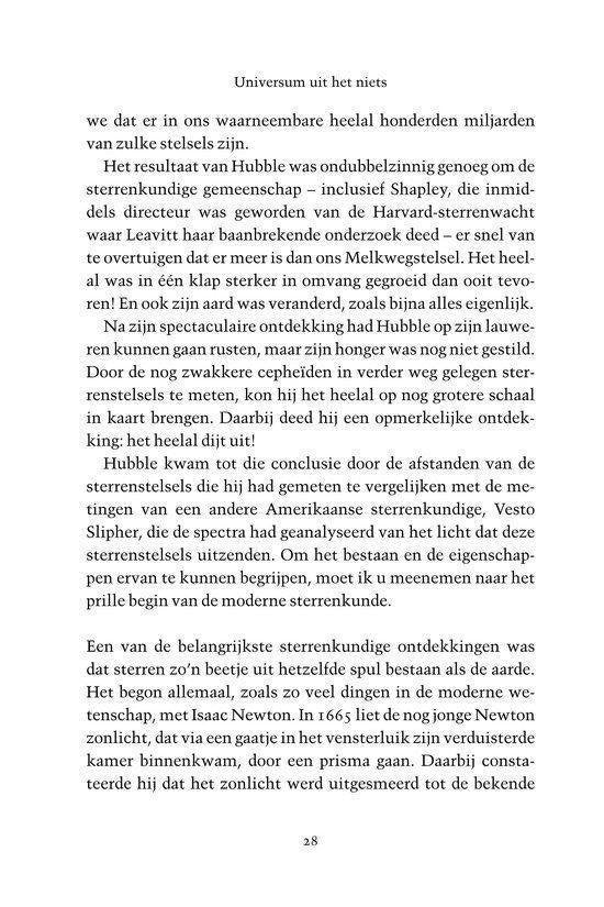 Universum uit het niets