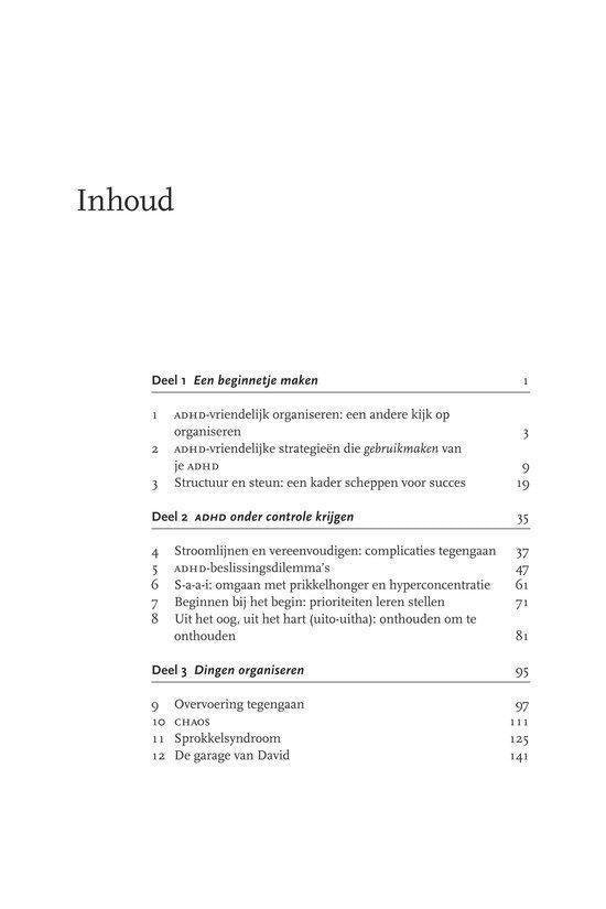 Opgeruimd leven met ADHD
