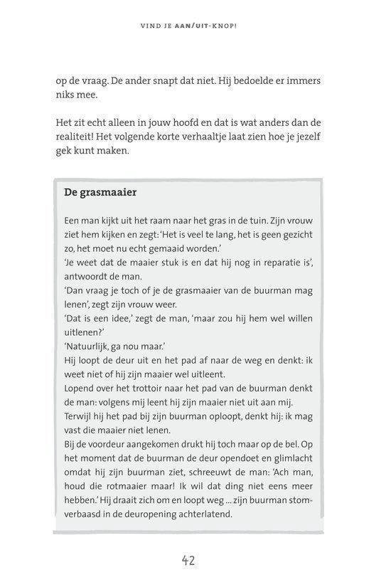 Vind je aan/uit knop!