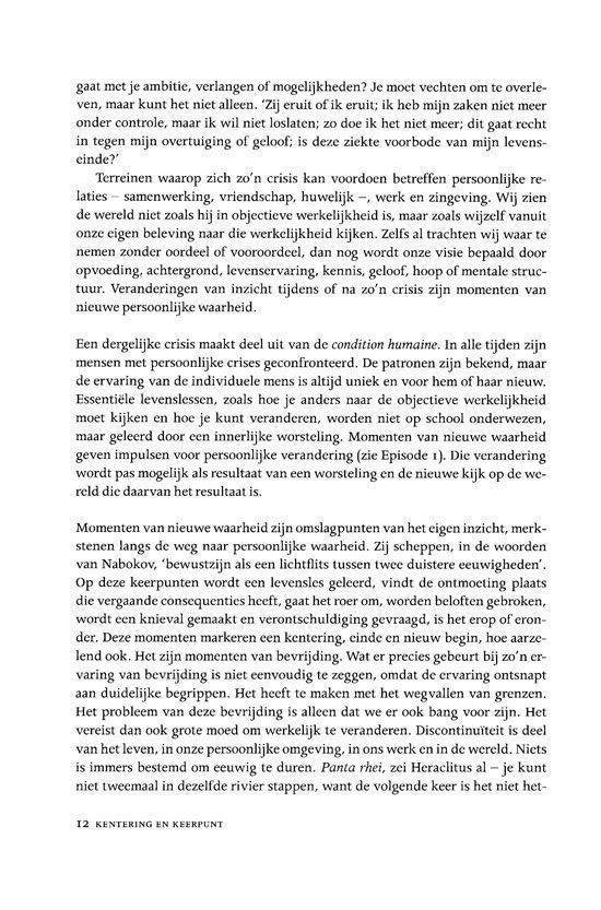 Kentering en keerpunt