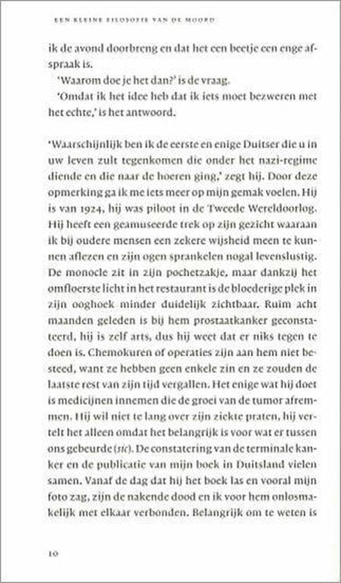Een kleine filosofie van de moord