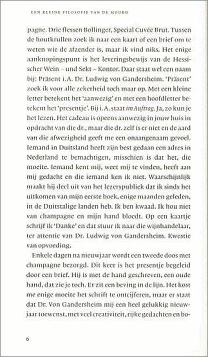 Een kleine filosofie van de moord