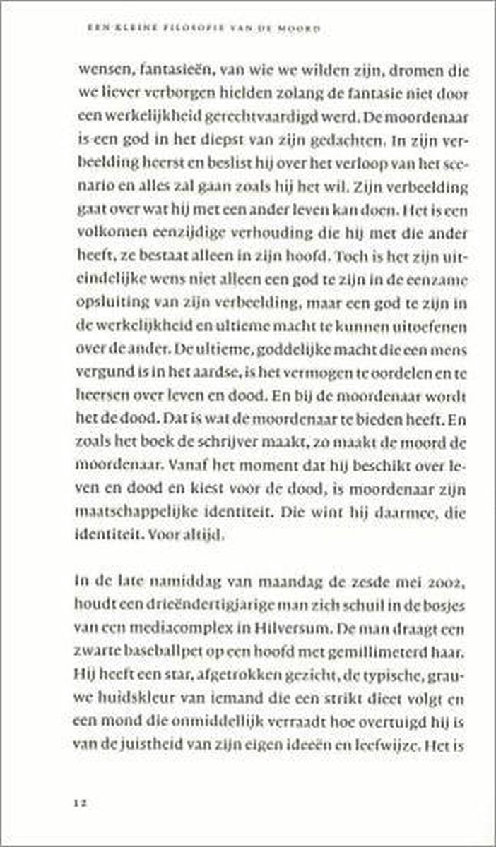 Een kleine filosofie van de moord