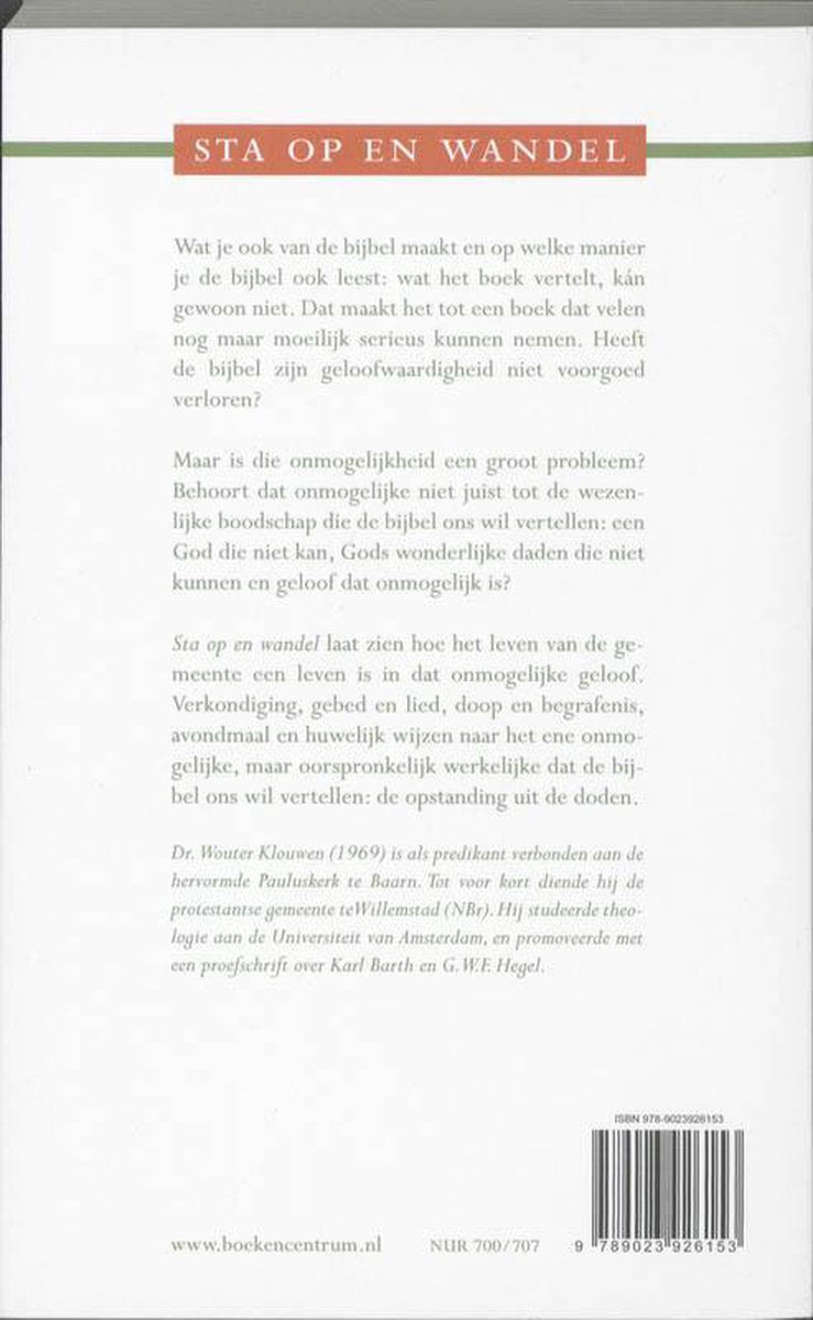 Sta op en wandel