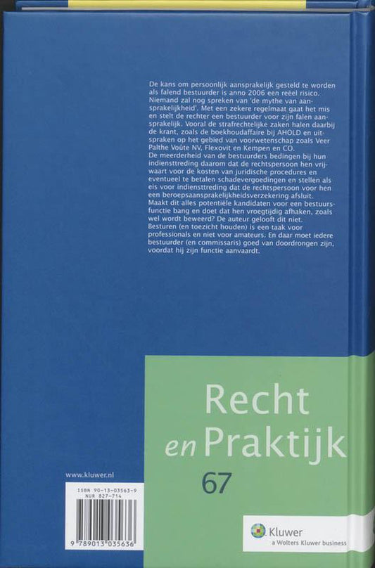 Bestuurdersaansprakelijkheid