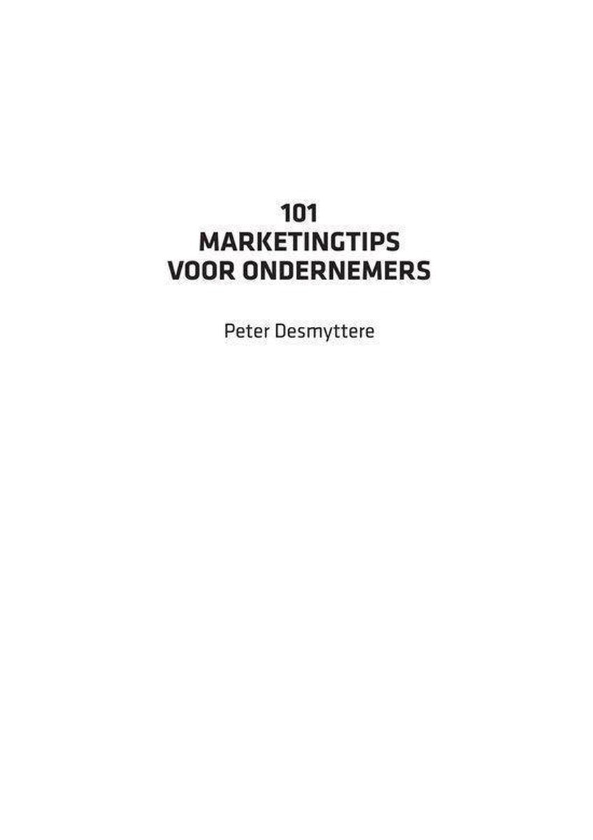 101 marketingtips voor ondernemers