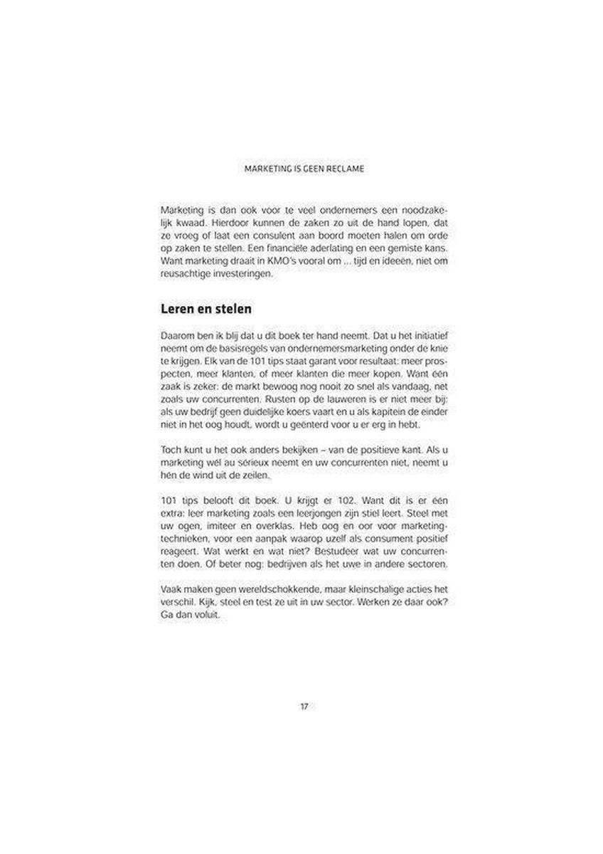 101 marketingtips voor ondernemers