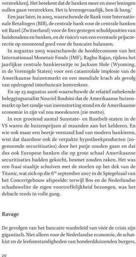 De schaduwelite voor en na de crisis