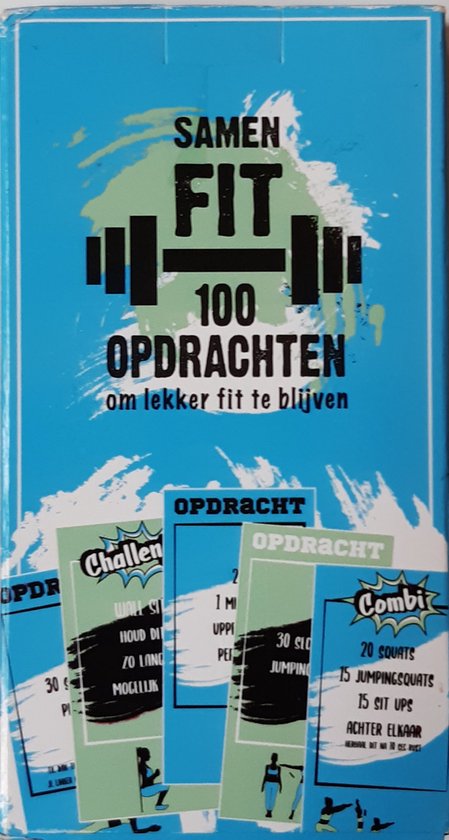 SENZA Samen Fit Kaartspel Blauw 12988