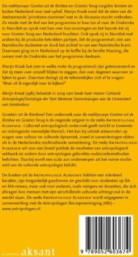 Antrapologie Academie 10 -   Groeten uit de rimboe?