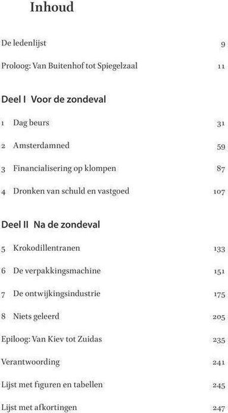 De schaduwelite voor en na de crisis