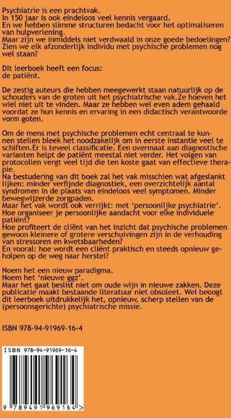 Innovatief leerboek persoonlijke psychiatrie