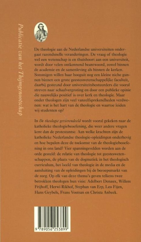 Annalen van het Thijmgenootschap 100.5 - De theologie gevierendeeld
