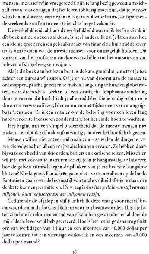 Een werkweek van 4 uur