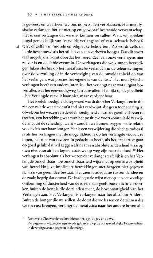 Grote klassieken  -   Totaliteit en Oneindig