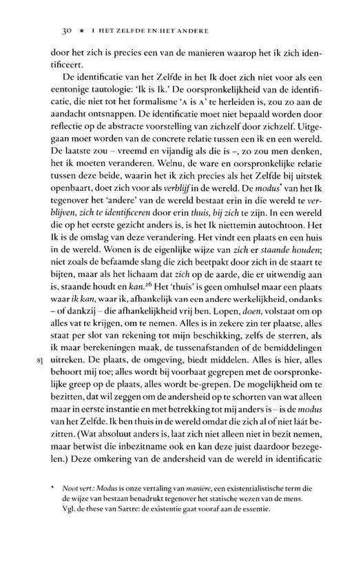 Grote klassieken  -   Totaliteit en Oneindig