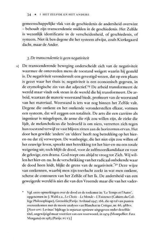 Grote klassieken  -   Totaliteit en Oneindig