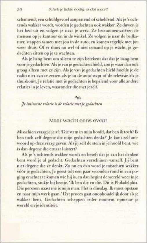 Ik Heb Liefde Nodig Is Dat Waar