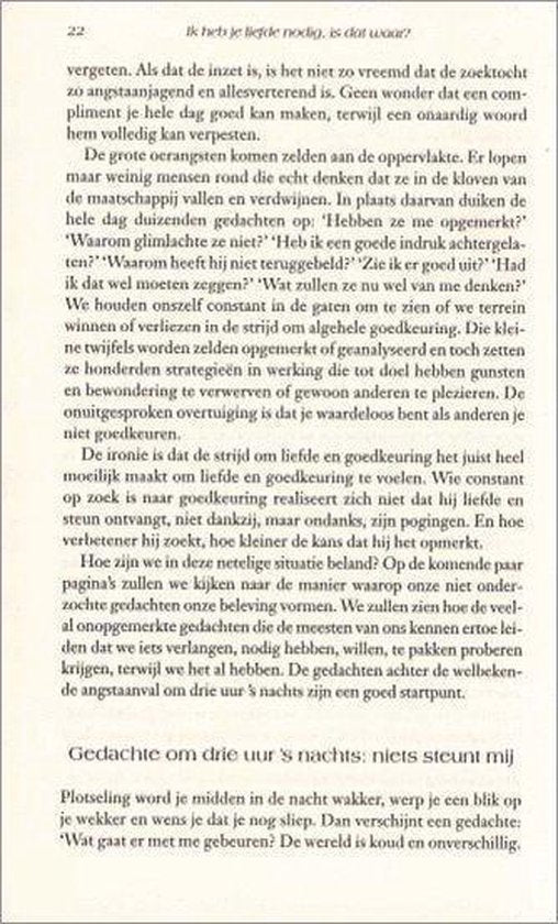 Ik Heb Liefde Nodig Is Dat Waar