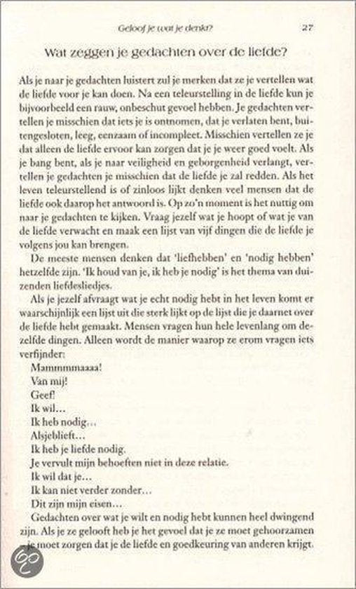 Ik Heb Liefde Nodig Is Dat Waar