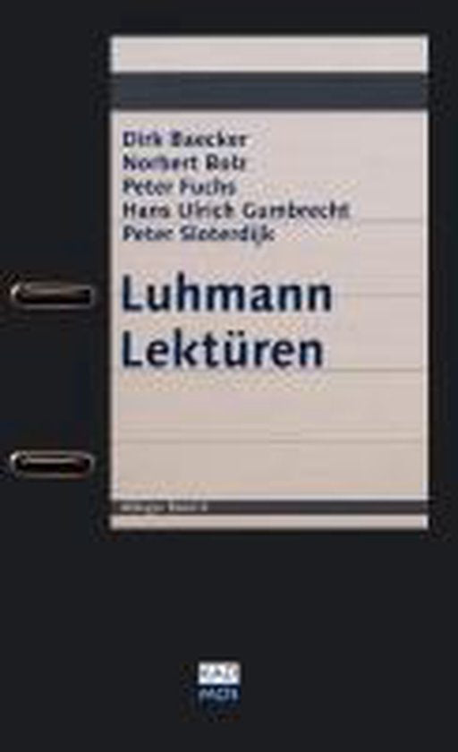 Luhmann Lektüren