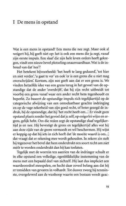 De mens in opstand