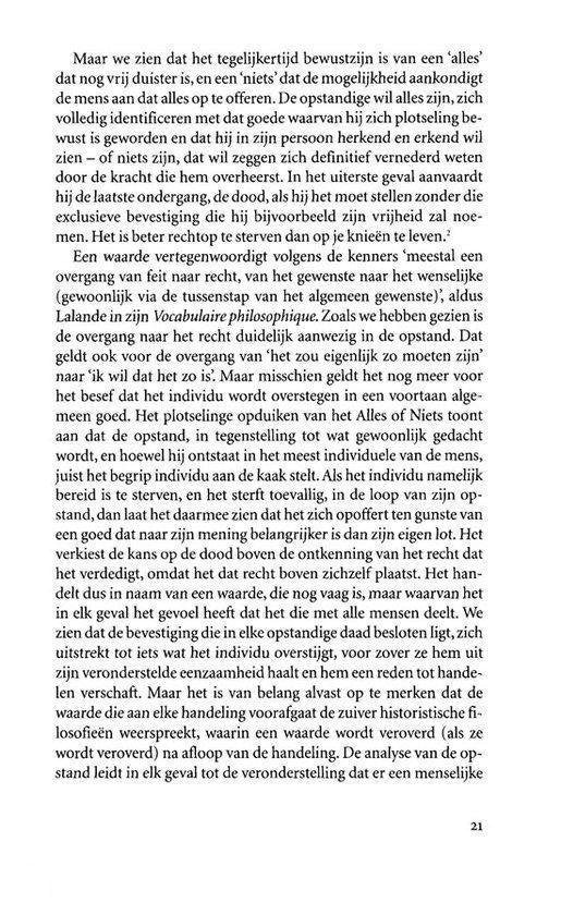 De mens in opstand