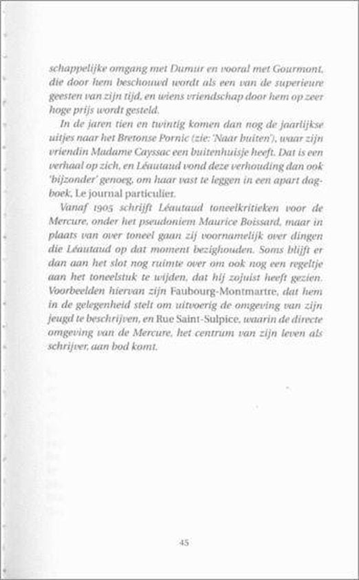 Paul Leautaud in Parijs