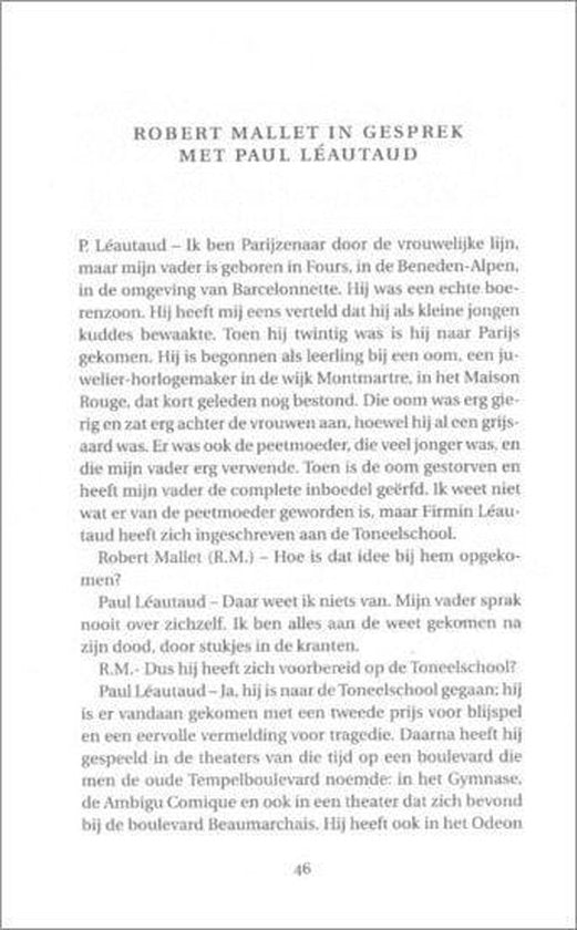 Paul Leautaud in Parijs