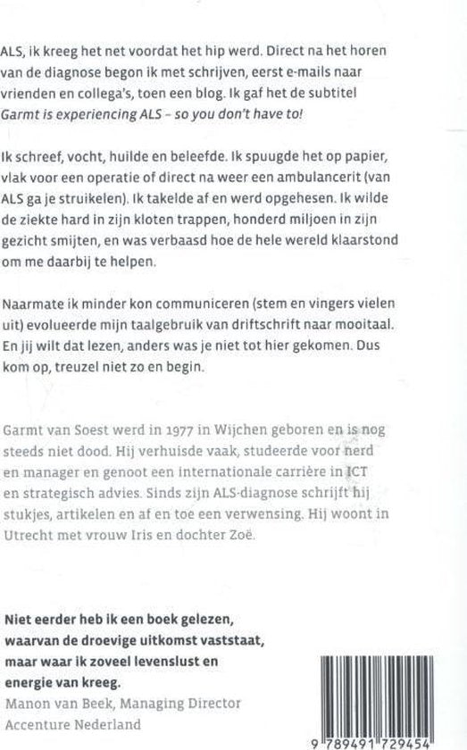 ALS dan toch Eerste boek