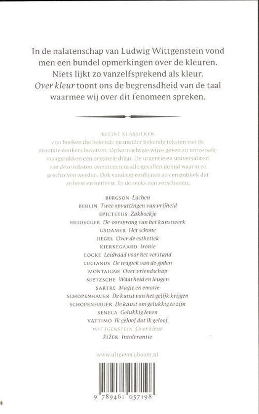 Kleine Klassieken - Over kleur