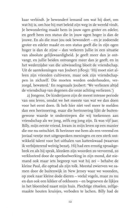 Een manier van vriendschap