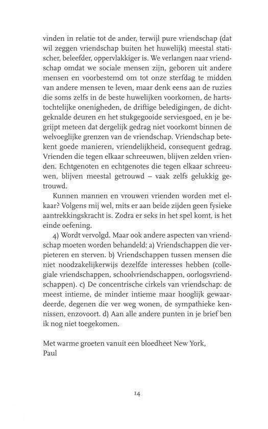 Een manier van vriendschap