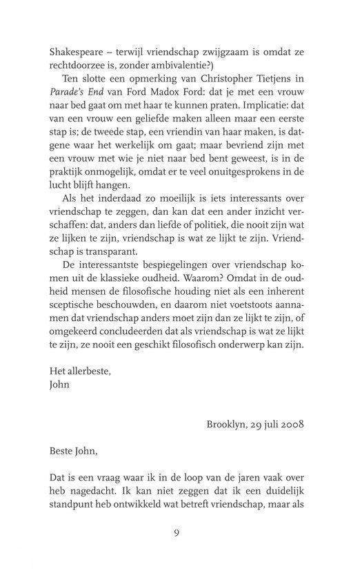 Een manier van vriendschap