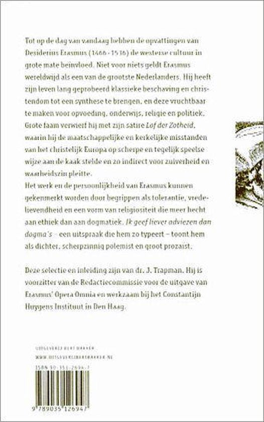 Ik Geef Je Geen Dogma S Maar Adviezen