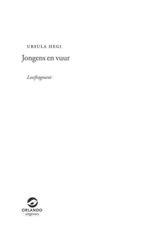 Jongens en vuur