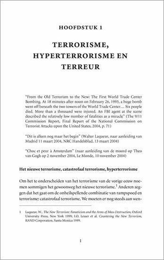 Het terroristische kwaad