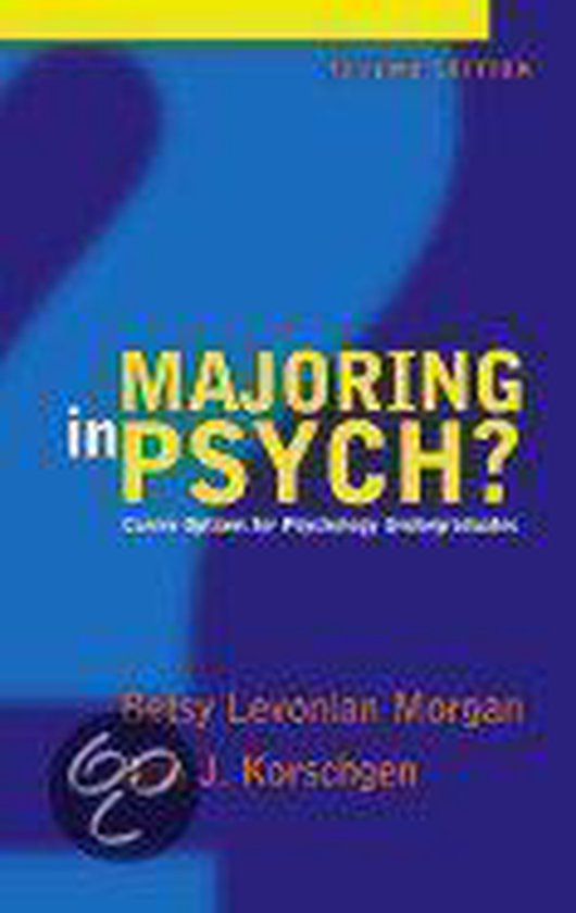 Majoring in Psych
