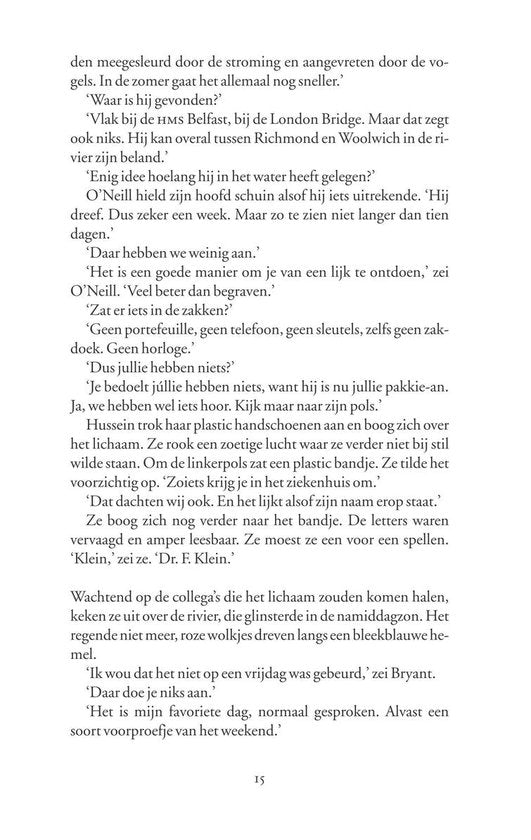 Frieda Klein 5 - Denken aan vrijdag